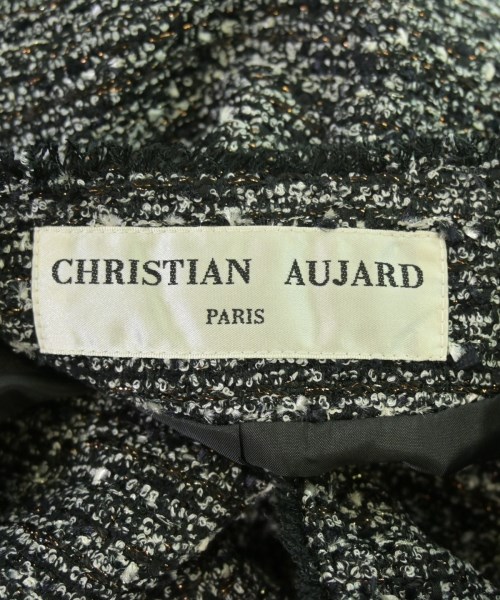 CHRISTIAN AUJARD（クリスチャンオジャール）ノーカラージャケット 黒 サイズ:9(M位) レディース/2200690611014