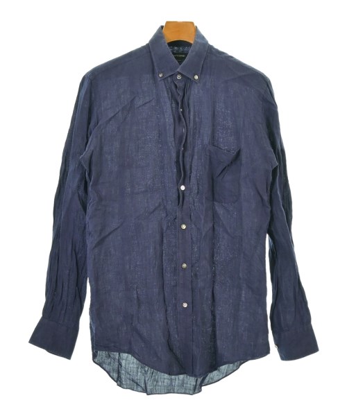 pierre cardin(ピエールカルダン)カジュアルシャツ 紺 サイズ:39(M位)/2200641629020