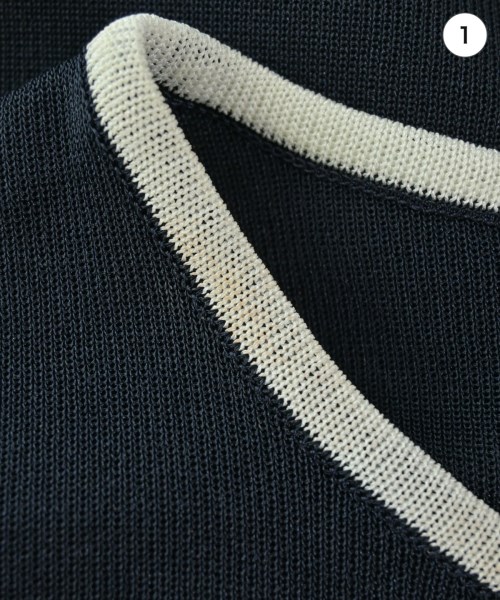 pierre cardin（ピエールカルダン）ニット・セーター 黒 サイズ:L レディース/2200708220153