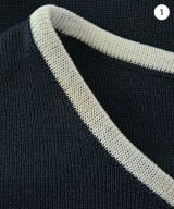 pierre cardin（ピエールカルダン）ニット・セーター 黒 サイズ:L レディース/2200708220153