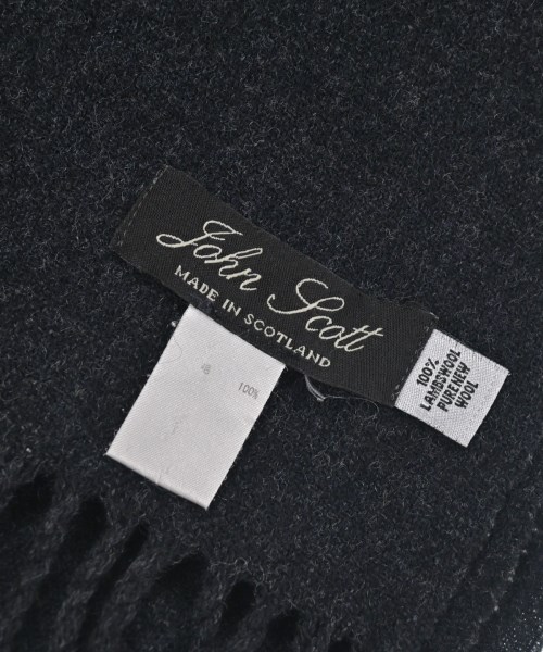 John Scott（ジョンスコット）マフラー グレー サイズ:- レディース/2200624446026