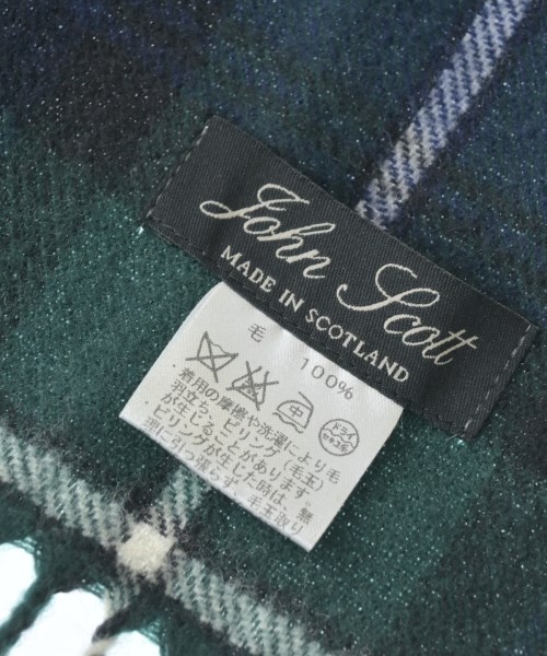 John Scott（ジョンスコット）マフラー 緑 サイズ:- メンズ/2200657898151