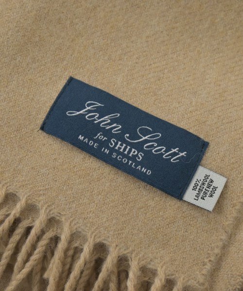 John Scott（ジョンスコット）ストール ベージュ サイズ:- レディース/2200657120108