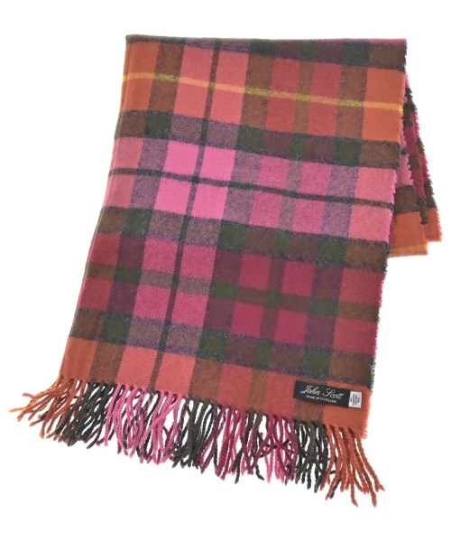 John Scott(ジョンスコット)ストール ピンク サイズ:-/2200631619031