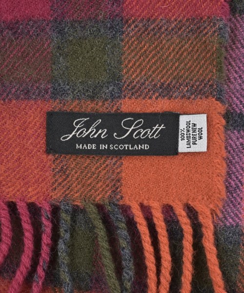 John Scott（ジョンスコット）ストール ピンク サイズ:- レディース/2200631619031