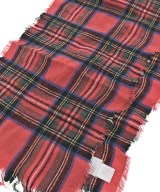 John Scott（ジョンスコット）ストール 赤 サイズ:- レディース/2200647823385