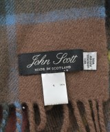 John Scott（ジョンスコット）マフラー 茶 サイズ:- レディース/2200735449022