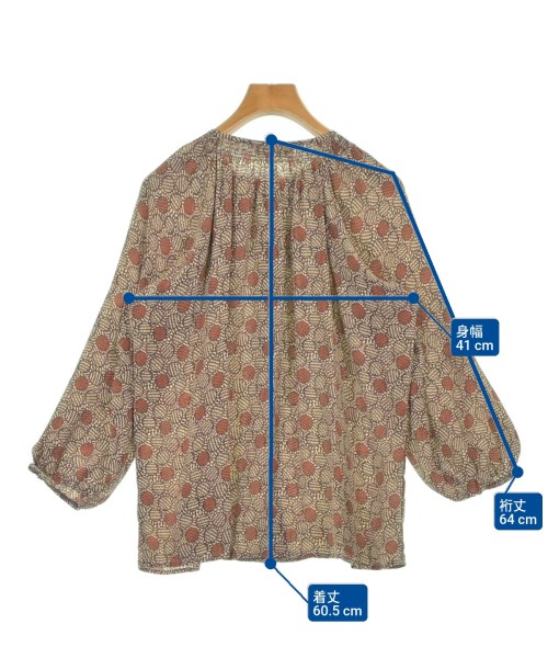 Tucker（タッカー）ブラウス 茶 サイズ:S レディース/2200661085035