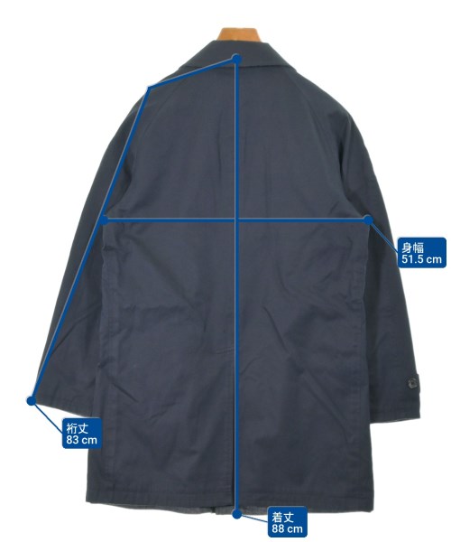 INVERTERE （インバーティア）ステンカラーコート 紺 サイズ:38(S位) メンズ/2200641559013
