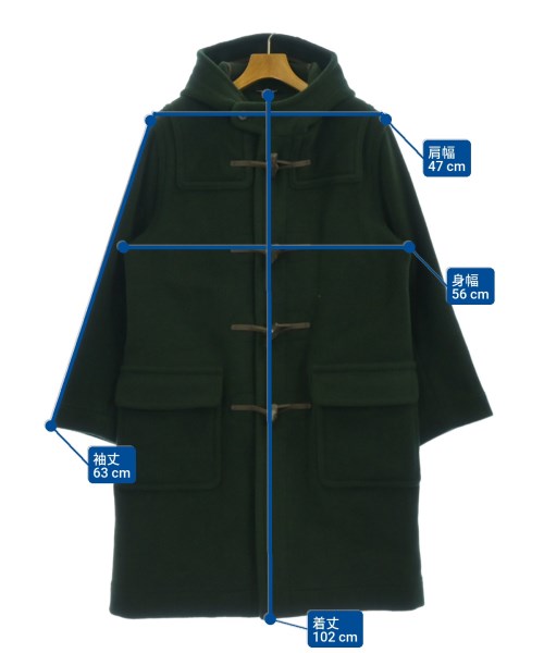 INVERTERE （インバーティア）ダッフルコート 緑 サイズ:38(M位) メンズ/2200619846015