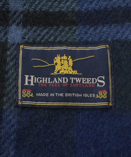 HIGHLAND TWEEDS（ハイランドツイード）ストール 青 サイズ:- メンズ/2200693908050