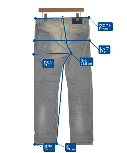 NICOLAS ANDREAS TARALIS（ニコラアンドレアタラリス）デニムパンツ グレー サイズ:30(M位) メンズ/2200622182278