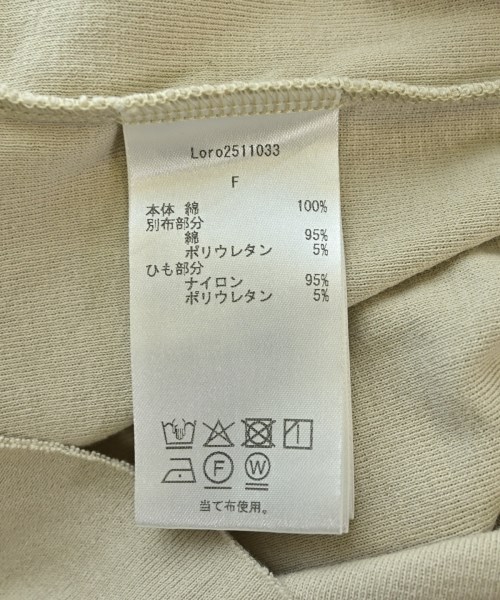 LoRo（ローロ）タンクトップ ベージュ サイズ:F レディース/2200711460089