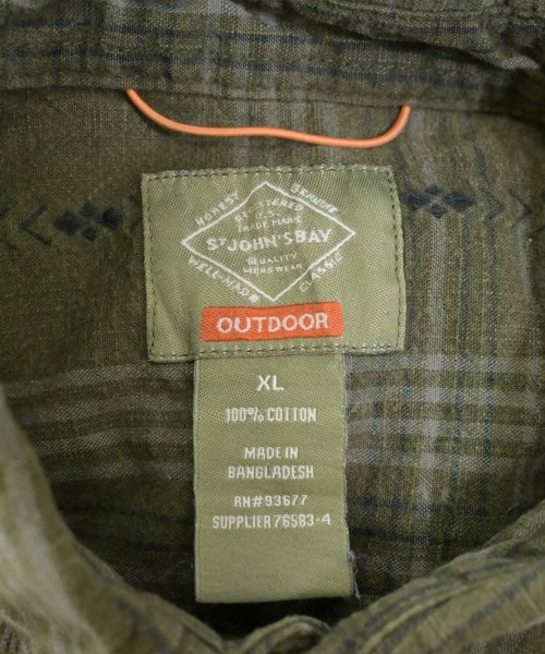 STJOHN'SBAY（セントジョンズベイ）カジュアルシャツ カーキ サイズ:XL メンズ/2200627490057