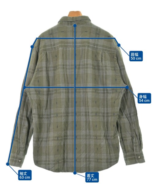 STJOHN'SBAY（セントジョンズベイ）カジュアルシャツ カーキ サイズ:XL メンズ/2200627490057