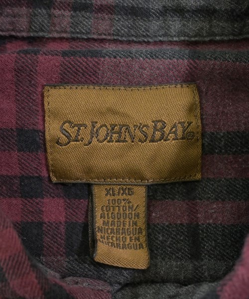STJOHN'SBAY（セントジョンズベイ）カジュアルシャツ 赤 サイズ:XL メンズ/2200627490071