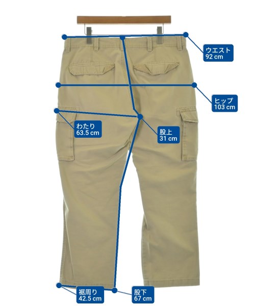 STJOHN'SBAY（セントジョンズベイ）カーゴパンツ ベージュ サイズ:-(XL位) メンズ/2200646255026