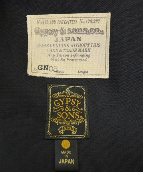 GYPSY & SONS（ジプシーアンドサンズ）カジュアルジャケット 黒 サイズ:1(S位) メンズ/2200617495017