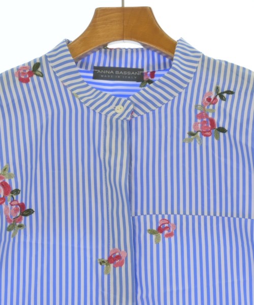 ANNA BASSANI（アンナバッサーニ）カジュアルシャツ 青 サイズ:L レディース/2200663782321