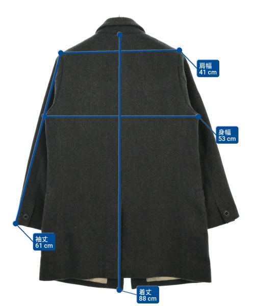 marinero（マリネロ）チェスターコート グレー サイズ:2(M位) メンズ/2200633621018