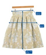Luisa Beccaria（ルイサベッカリア）ひざ丈スカート ベージュ サイズ:-(M位) レディース/2200729428033