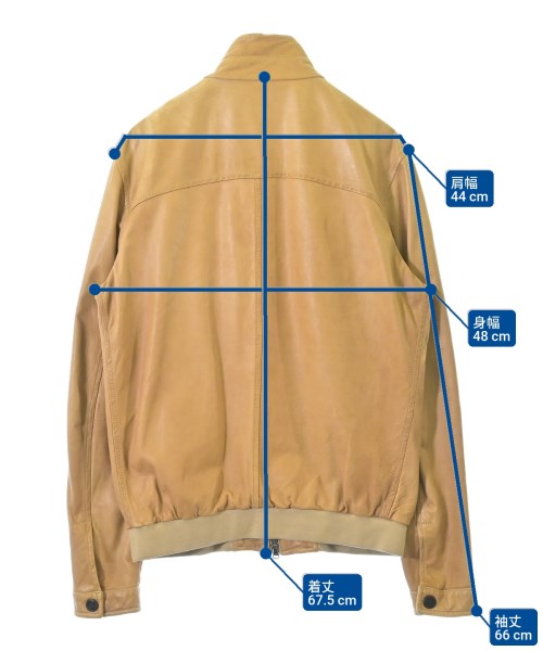 DROMe（ドローム）ライダース ベージュ サイズ:L レディース/2200618683017