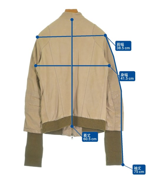 DROMe（ドローム）ライダース グレー サイズ:S レディース/2200647221044