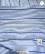 BORRIELLO（ボリエッロ）ドレスシャツ 青 サイズ:15(S位) メンズ/2200640855031