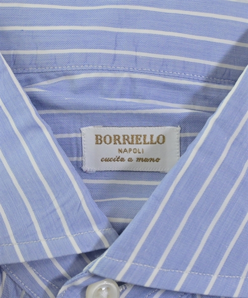 BORRIELLO（ボリエッロ）ドレスシャツ 青 サイズ:38(S位) メンズ/2200610355622