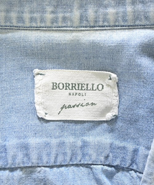 BORRIELLO（ボリエッロ）カジュアルシャツ 青 サイズ:38(S位) メンズ/2200713721058