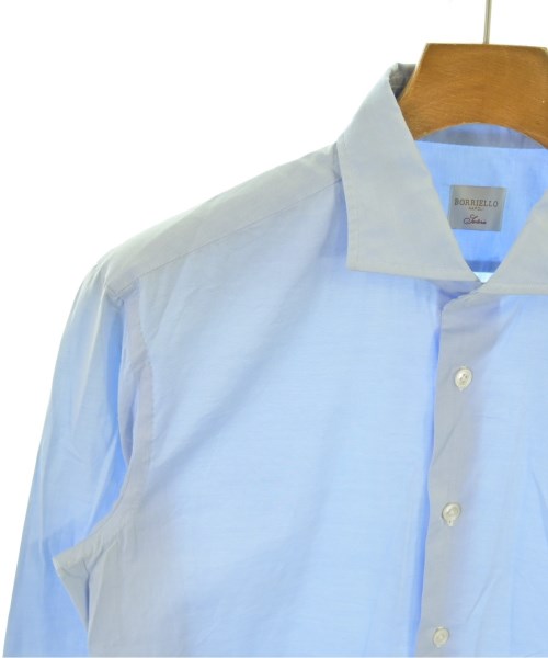BORRIELLO（ボリエッロ）ドレスシャツ 青 サイズ:40(L位) メンズ/2200671397067