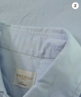 BORRIELLO（ボリエッロ）ドレスシャツ 青 サイズ:40(L位) メンズ/2200671397067