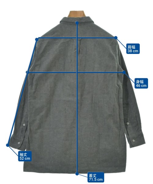 EEL（イール）カジュアルシャツ グレー サイズ:XS レディース/2200676363135