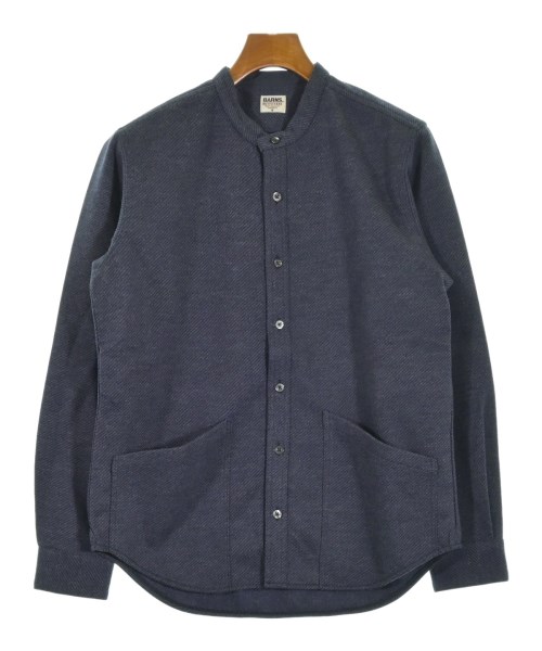 BARNS OUTFITTERS(バーンズアウトフィッターズ)カジュアルシャツ 紺 サイズ:M/2200650480209