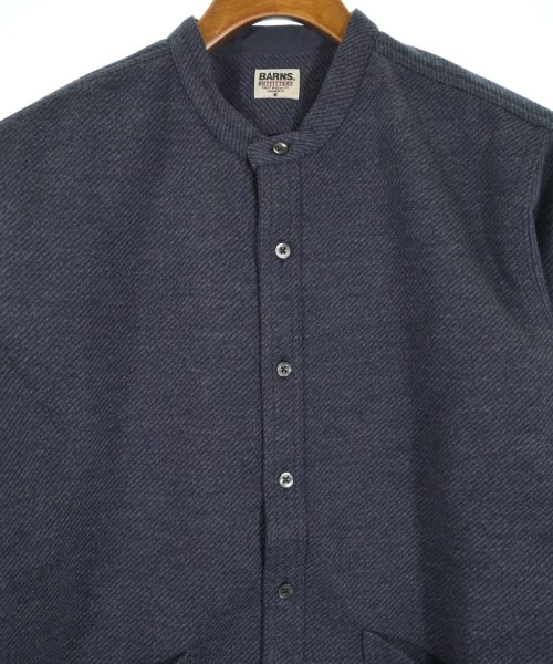 BARNS OUTFITTERS（バーンズアウトフィッターズ）カジュアルシャツ 紺 サイズ:M メンズ/2200650480209