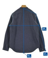 BARNS OUTFITTERS（バーンズアウトフィッターズ）カジュアルシャツ 紺 サイズ:M メンズ/2200650480209