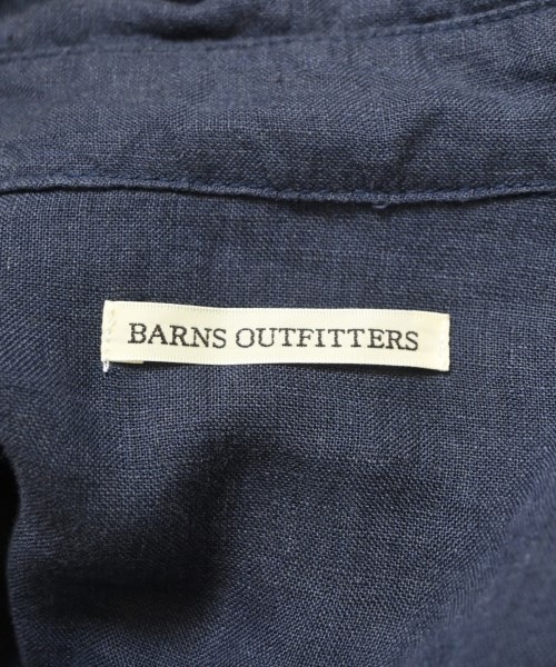 BARNS OUTFITTERS（バーンズアウトフィッターズ）カジュアルシャツ 紺 サイズ:3(L位) メンズ/2200679324478