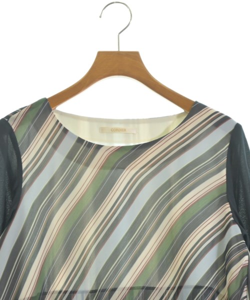 CORDIER（コルディア）ブラウス 紺 サイズ:40(M位) レディース/2200627104091