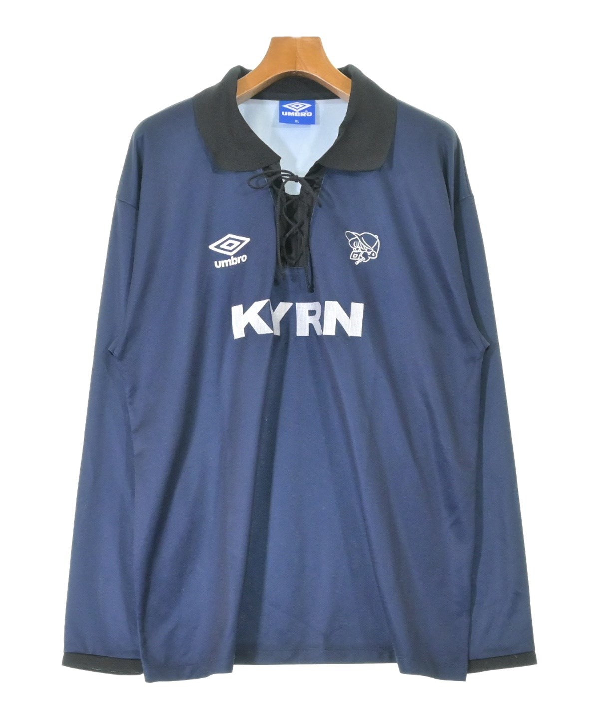 UMBRO アンブロ イングランド代表 ポロシャツ XL ネイビー ブローク