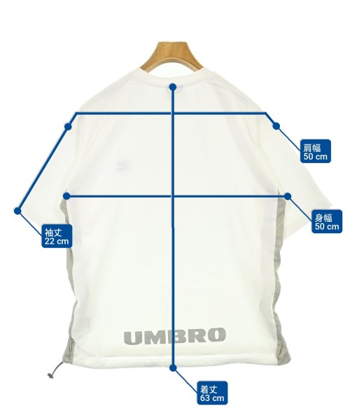UMBRO（アンブロ）Tシャツ・カットソー 白 サイズ:S メンズ/2200695845315