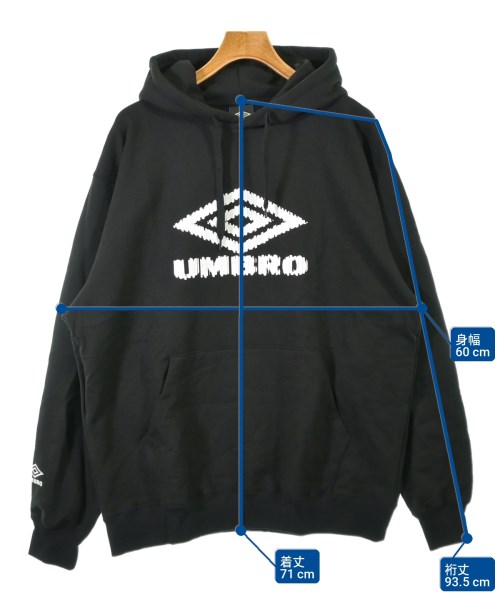 UMBRO（アンブロ）パーカー 黒 サイズ:L メンズ/2200709540014