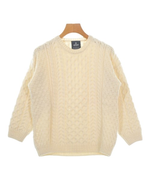 ARAN(アラン)ニット・セーター 白 サイズ:XXL/2200670391059