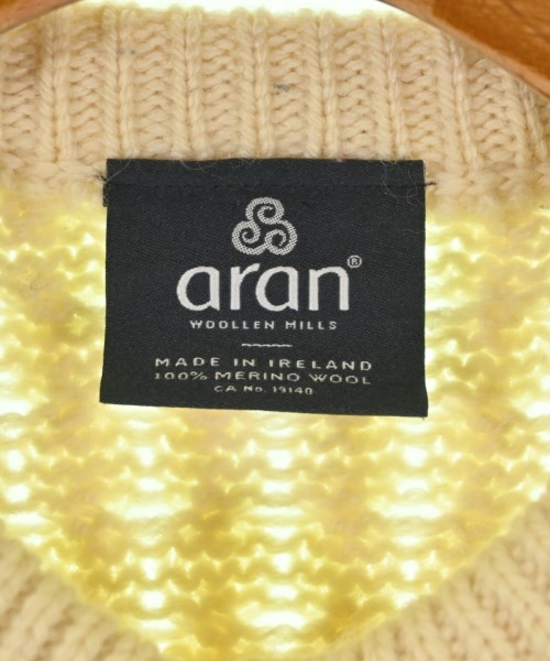 ARAN（アラン）カーディガン 白 サイズ:S レディース/2200671601102