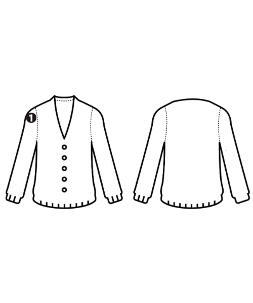 GO SLOW CARAVAN（ゴースローキャラバン）カーディガン 紺 サイズ:4(XL位) メンズ/2200679736028