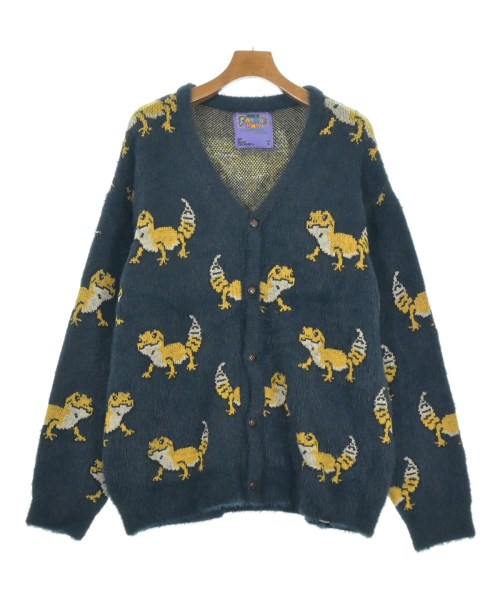 GO SLOW CARAVAN(ゴースローキャラバン)カーディガン 紺 サイズ:4(XL位)/2200679736028