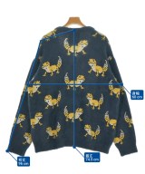 GO SLOW CARAVAN（ゴースローキャラバン）カーディガン 紺 サイズ:4(XL位) メンズ/2200679736028