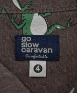 GO SLOW CARAVAN（ゴースローキャラバン）カジュアルシャツ 茶 サイズ:4(XL位) メンズ/2200693735182