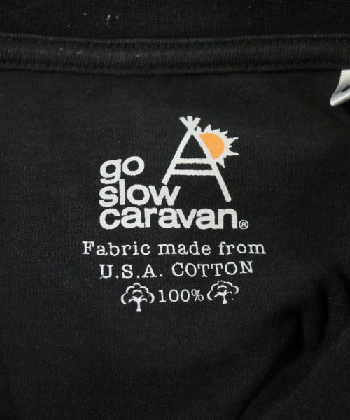 GO SLOW CARAVAN（ゴースローキャラバン）Tシャツ・カットソー 黒 サイズ:4(XL位) メンズ/2200688509125