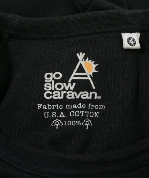 GO SLOW CARAVAN（ゴースローキャラバン）Tシャツ・カットソー 黒 サイズ:4(XL位) メンズ/2200688509149