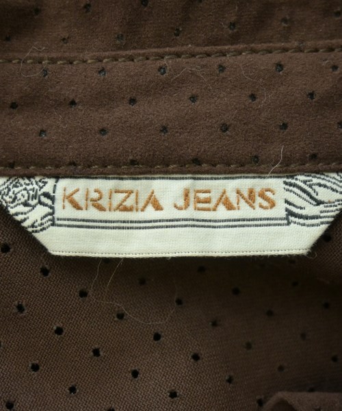 KRIZIA JEANS（クリッツィアジーンズ）カジュアルシャツ 茶 サイズ:42(M位) レディース/2200678801031